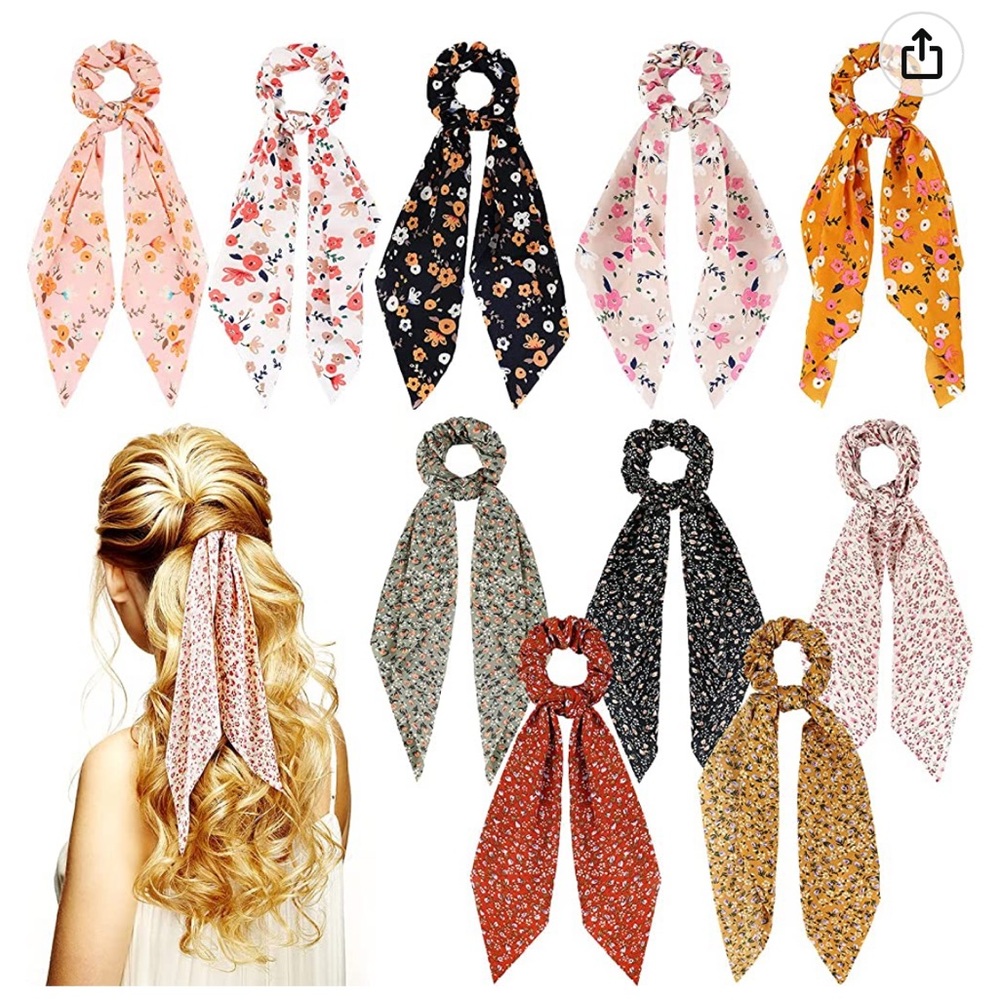Adorable Scarf Hair Scrunchies 🌟